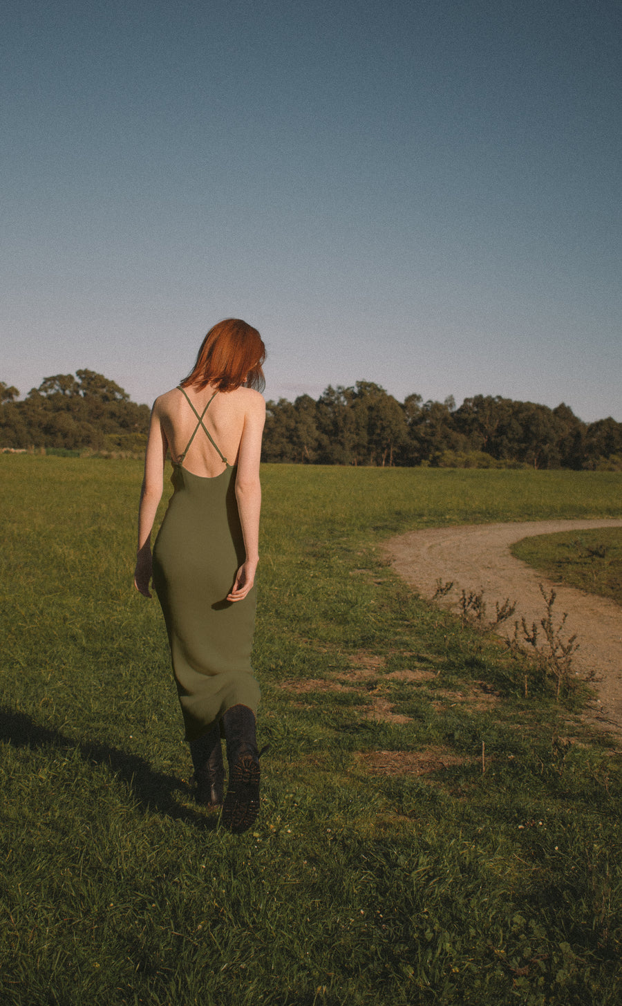 Ella Cross-back Maxi Dress